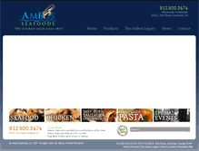 Tablet Screenshot of ambosseafoods.com